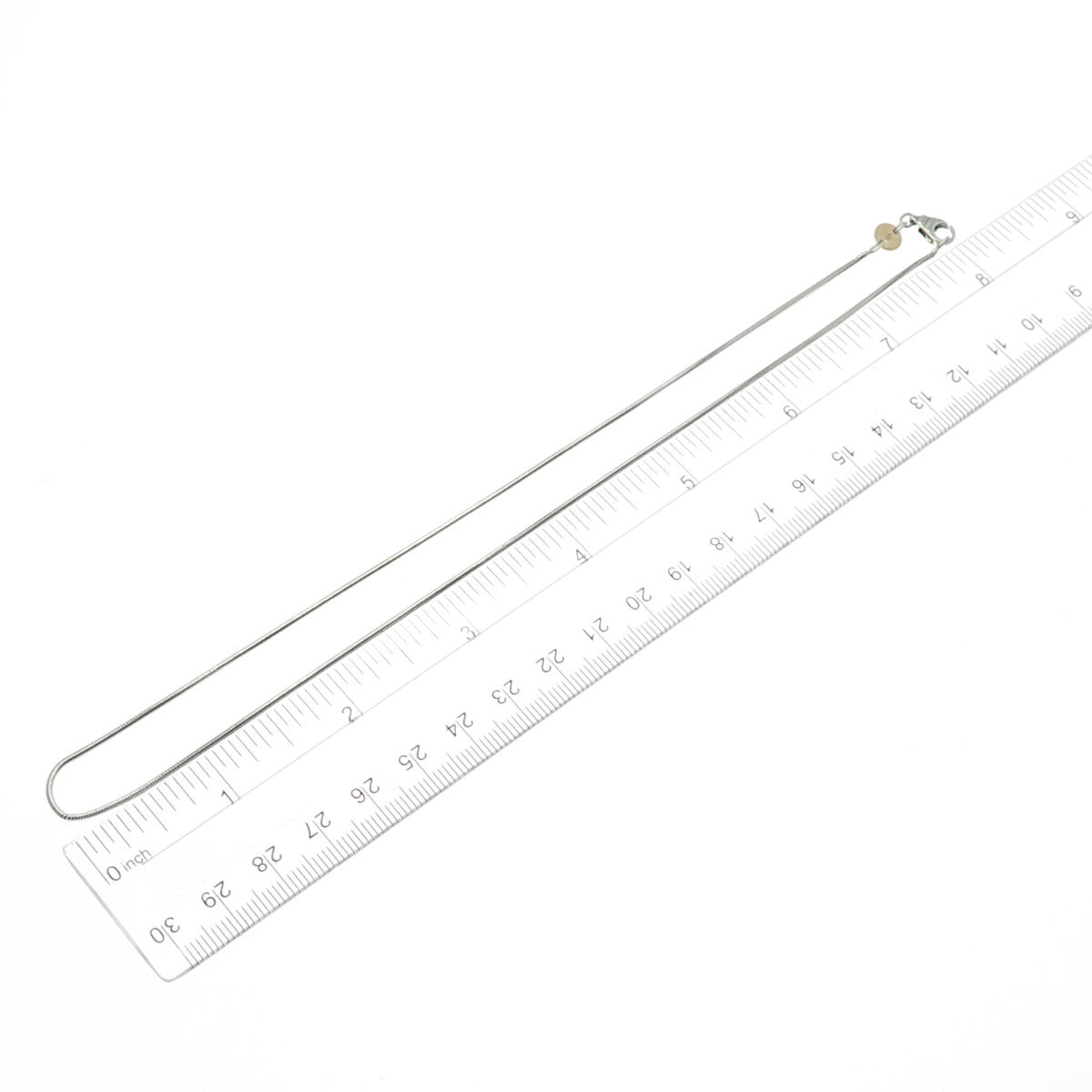 MOVADO 925 Sterling Silver 18K Gold Vintage Snake Chain Necklace 16"