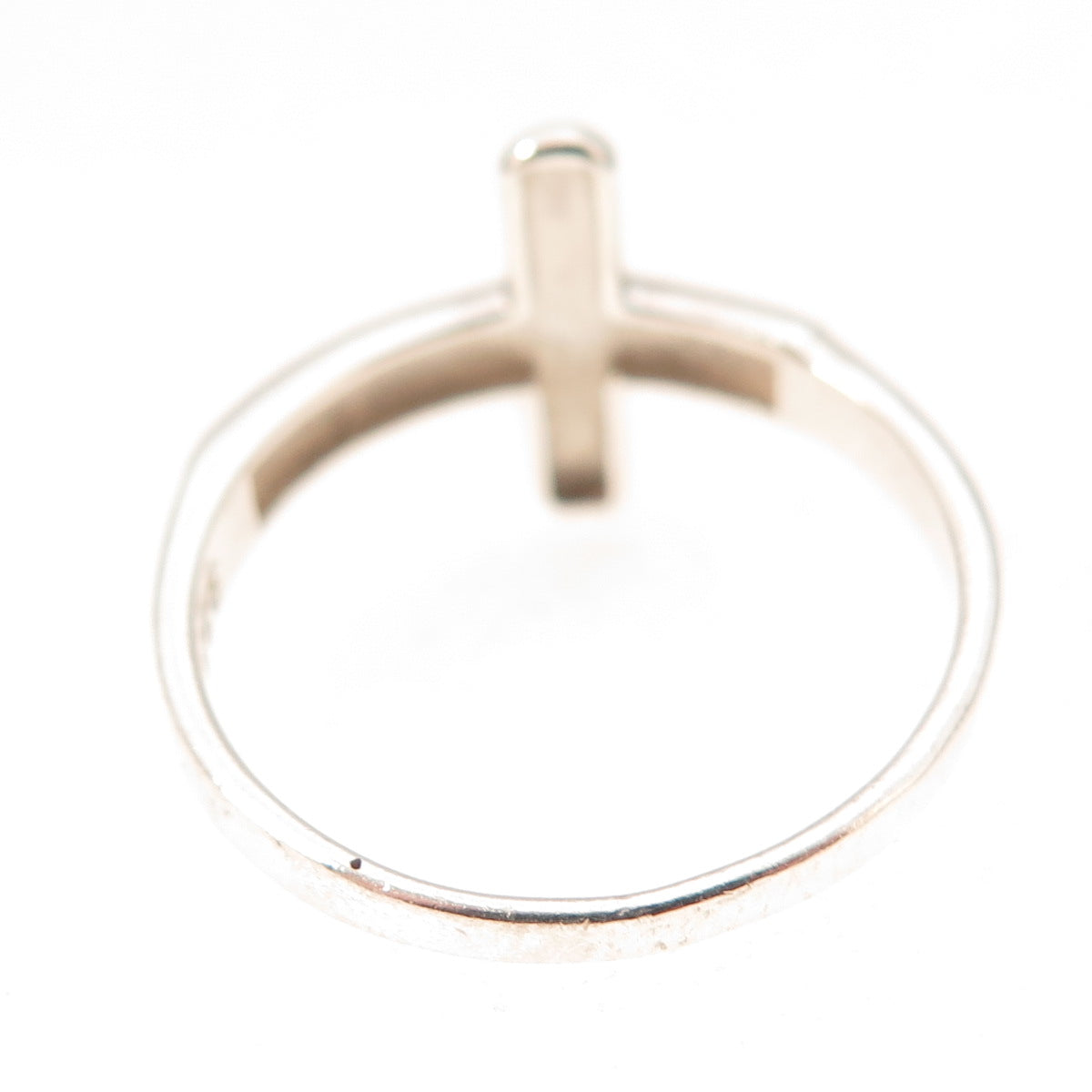 925 Sterling Silver Vintage Cross Ring Size 8