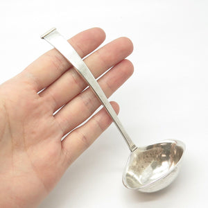 925 Sterling Silver & 18K Gold Antique Art Deco Gorham Golden Stardust Ladle