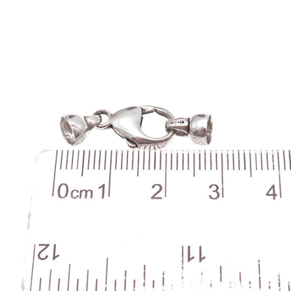 Ted Ott 925 Sterling Silver Vintage Bracelet / Necklace Lobster Lock Clasp