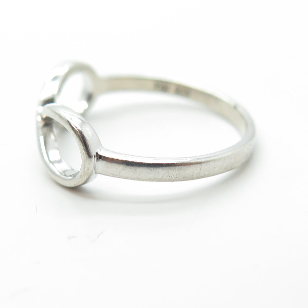 925 Sterling Silver Infinity Ring Size 7