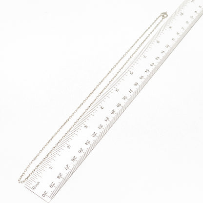 925 Sterling Silver Vintage Cable Chain Necklace 20"