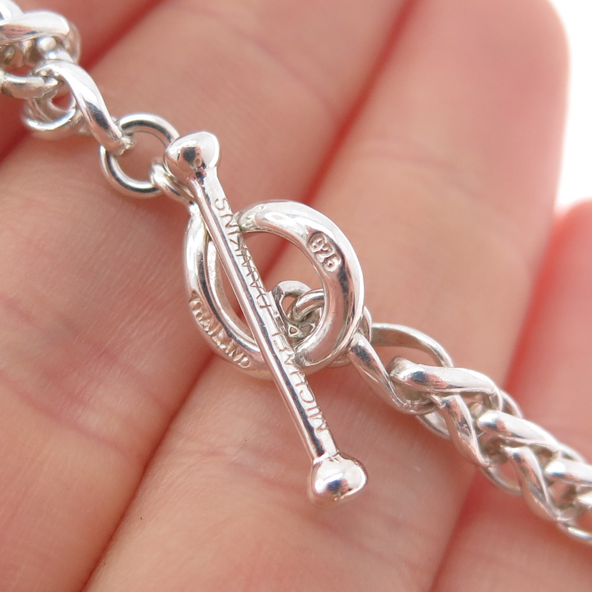 Michael Dawkins Sterling Silver Real MOP & Lemon Quartz Granulated Necklace 36"