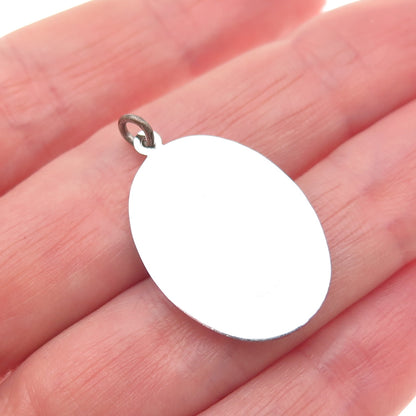 Franklin Mint 925 Sterling Silver Vintage Boy Profile Charm Pendant