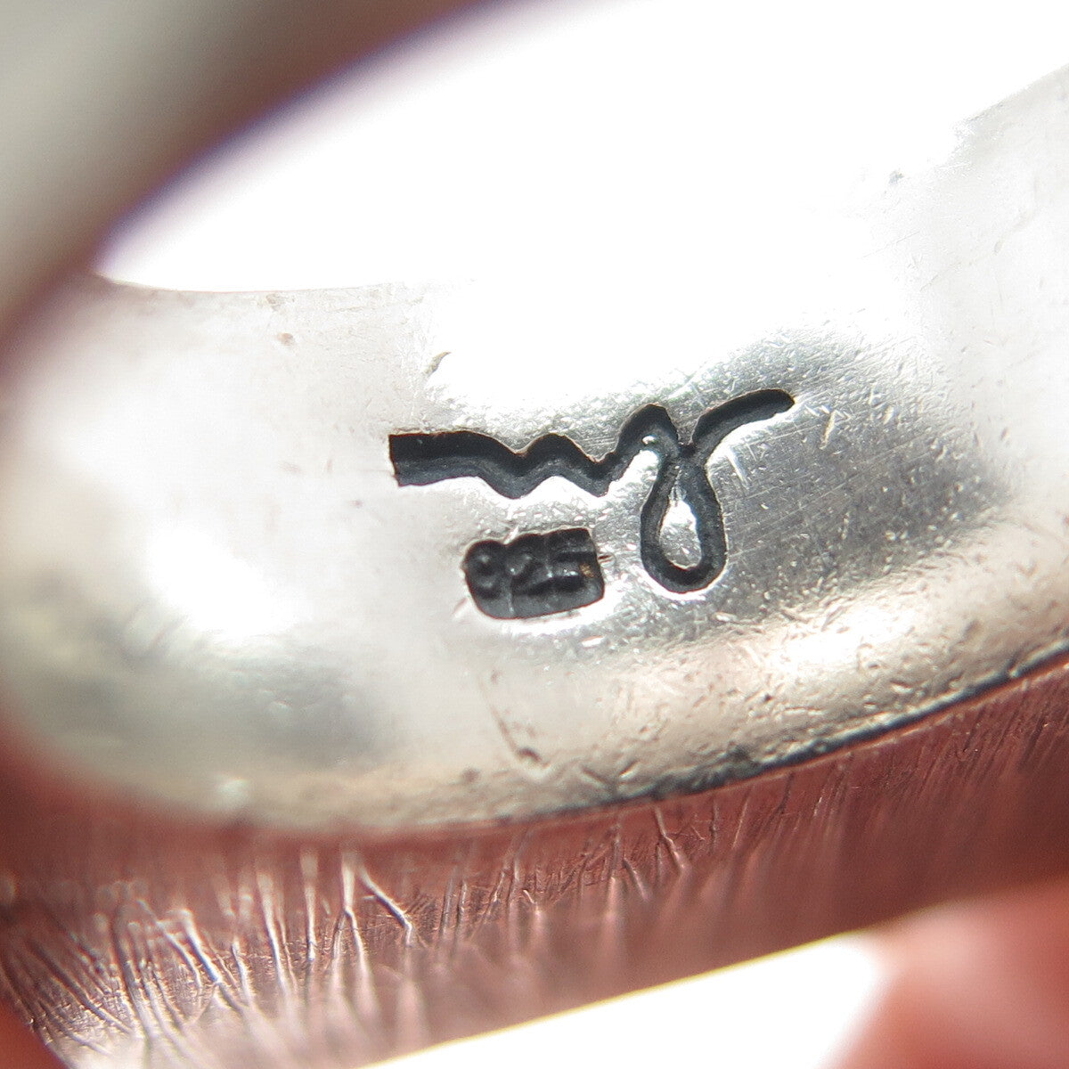 MARIELLA PILATO 925 Sterling Silver Vintage Hewn Crystal Quartz Ring Size 7.5