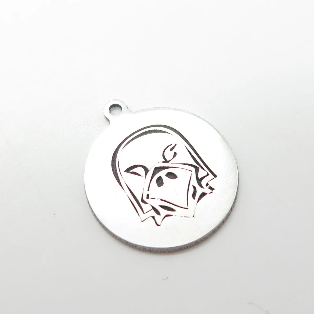 925 Sterling Silver USA Two In Town Pigeon Bird Charm Pendant