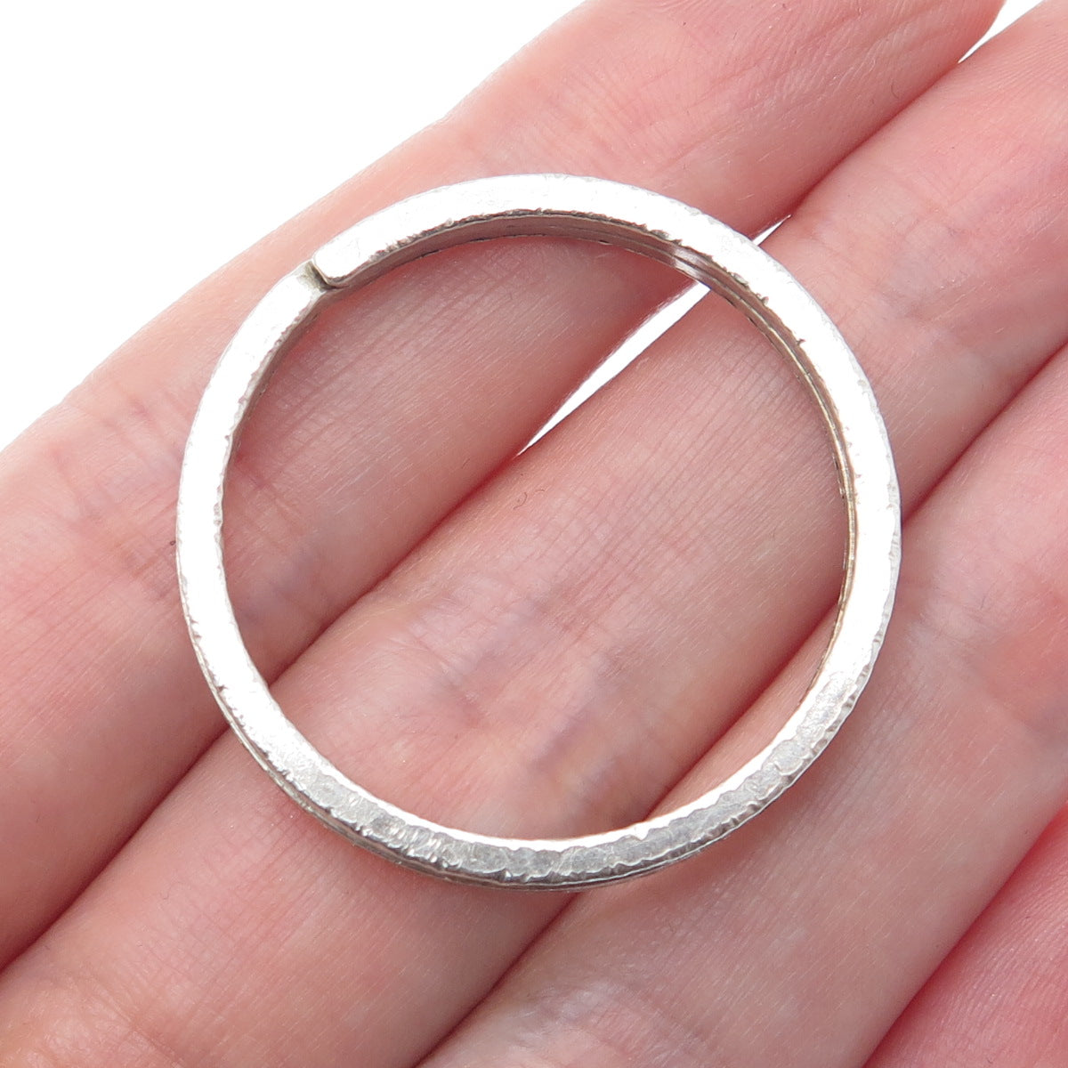 925 Sterling Silver Vintage Key Ring Holder