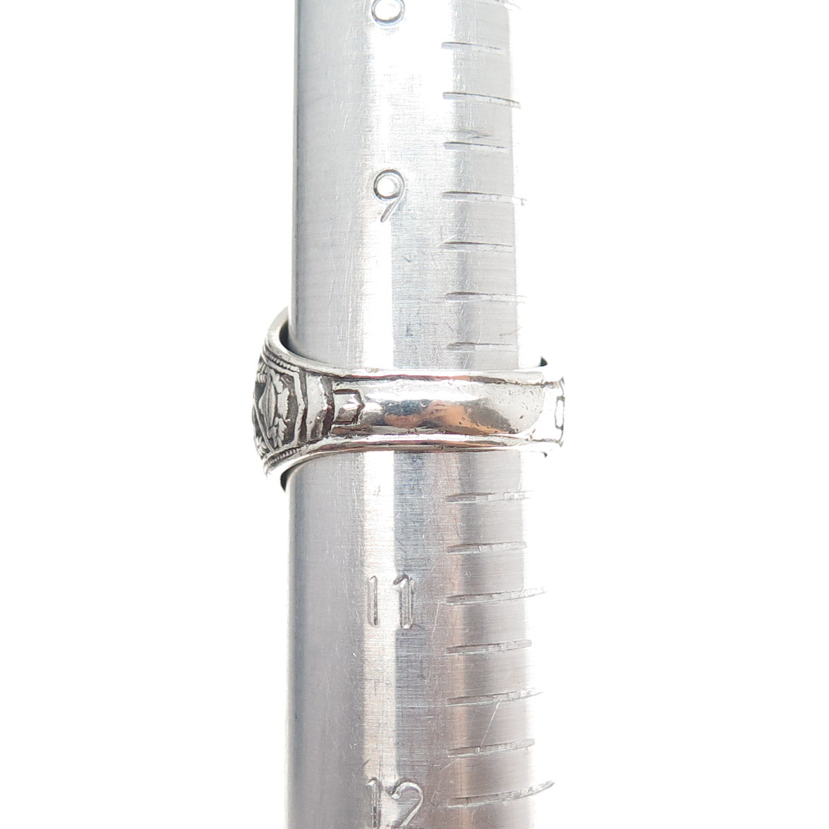 REED Sterling Vintage 1975 Lab-Created Ruby J. Robinson School Ring Size 10.25