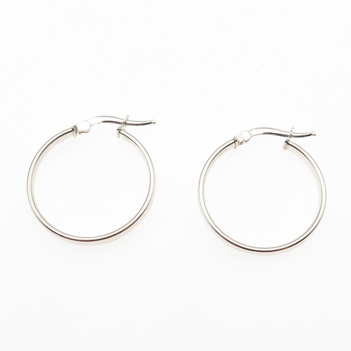 925 Sterling Silver Italy Hoop Earrings