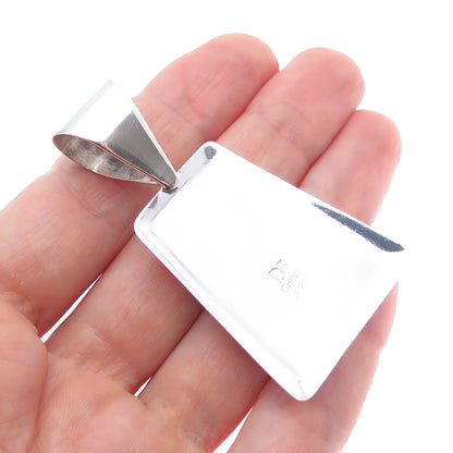 JAY KING DESERT ROSE 925 Sterling Silver Vintage Real Ruby Zoisite Charm Pendant