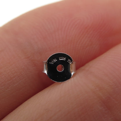 925 Sterling Silver Twisted Knot Stud Earrings