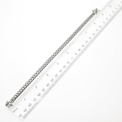 925 Sterling Silver Italy Cuban Link Bracelet 8.5"