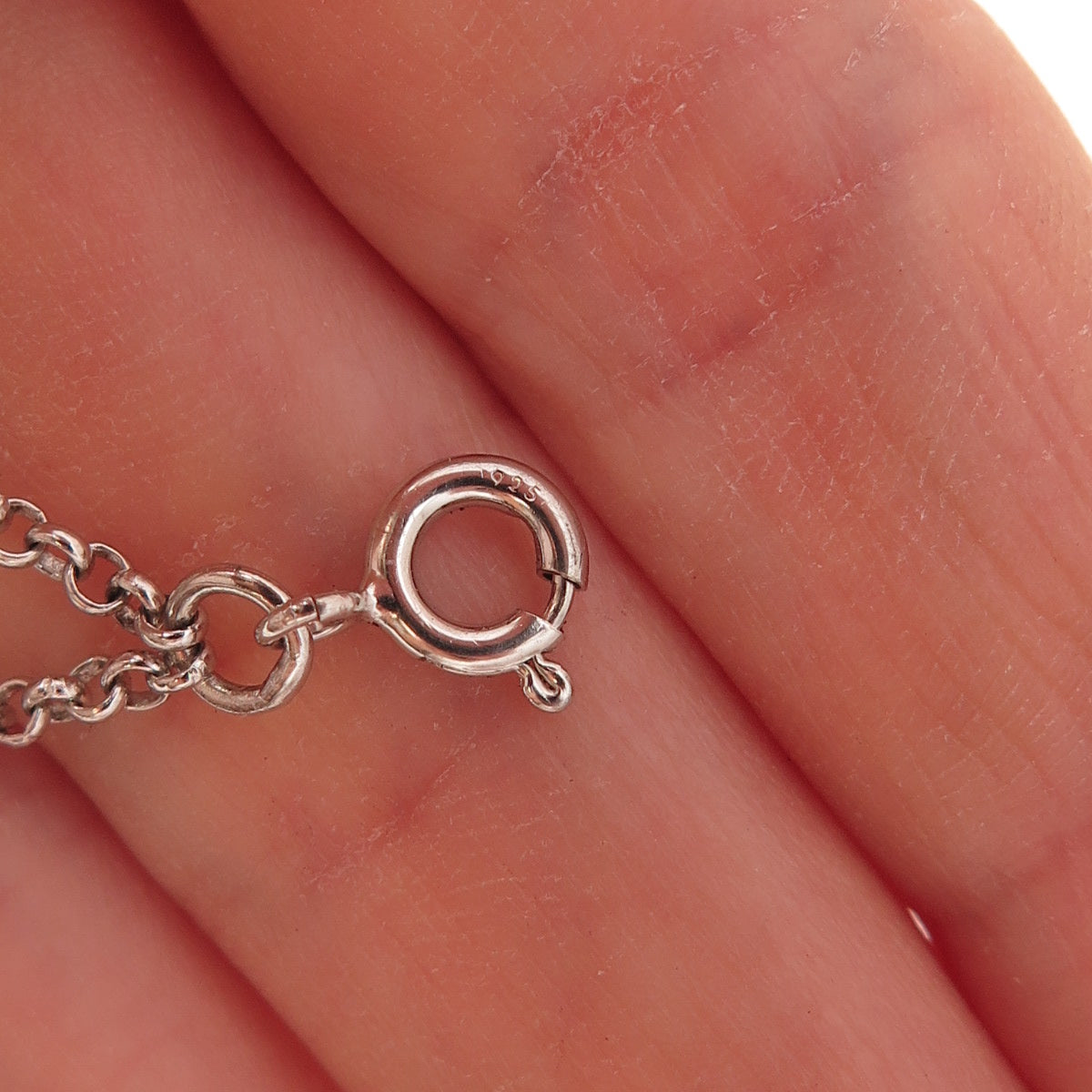 925 Sterling Silver Vintage Ladies Purse Spring Ring Lock Charm Pendant