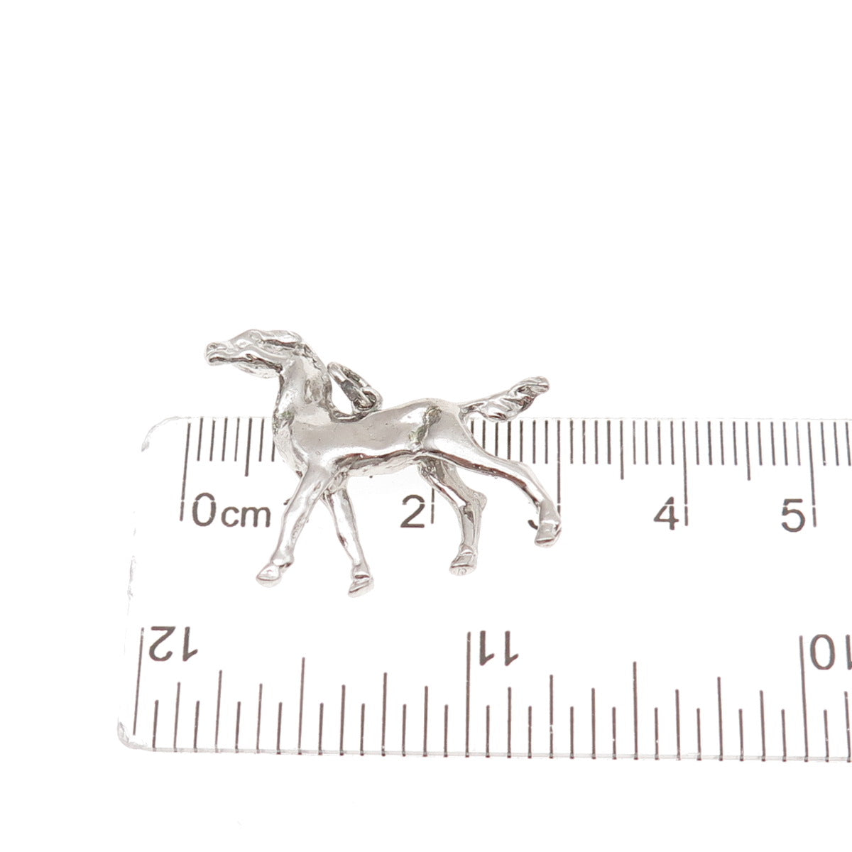 Wells 925 Sterling Silver Vintage Wild Horse Charm Pendant