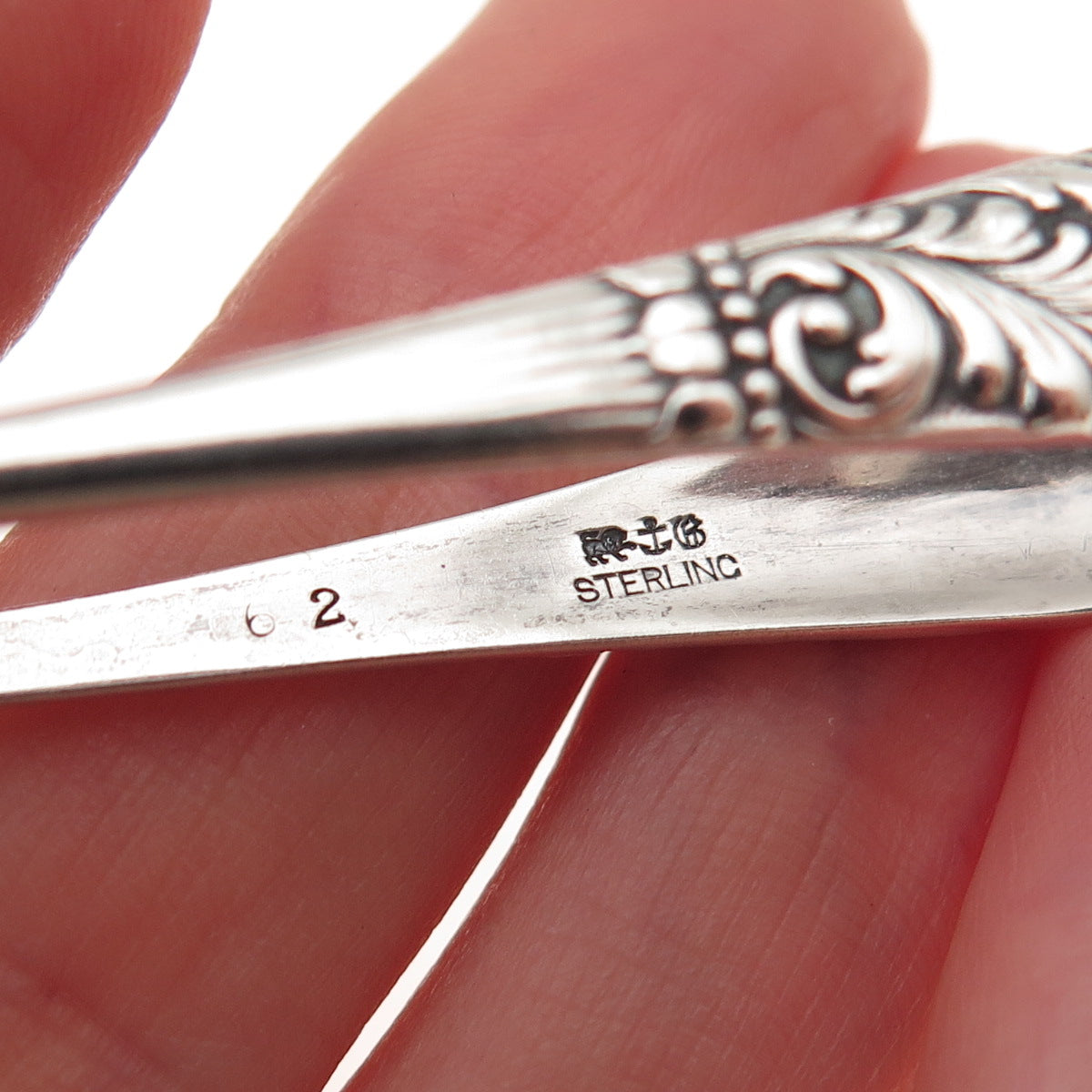 Gorham 925 Sterling Silver Antique Art Deco Sugar Tongs #62