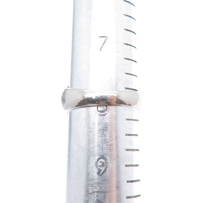 925 Sterling Silver Vintage Real Lapis Lazuli Modernist Ring Size 8