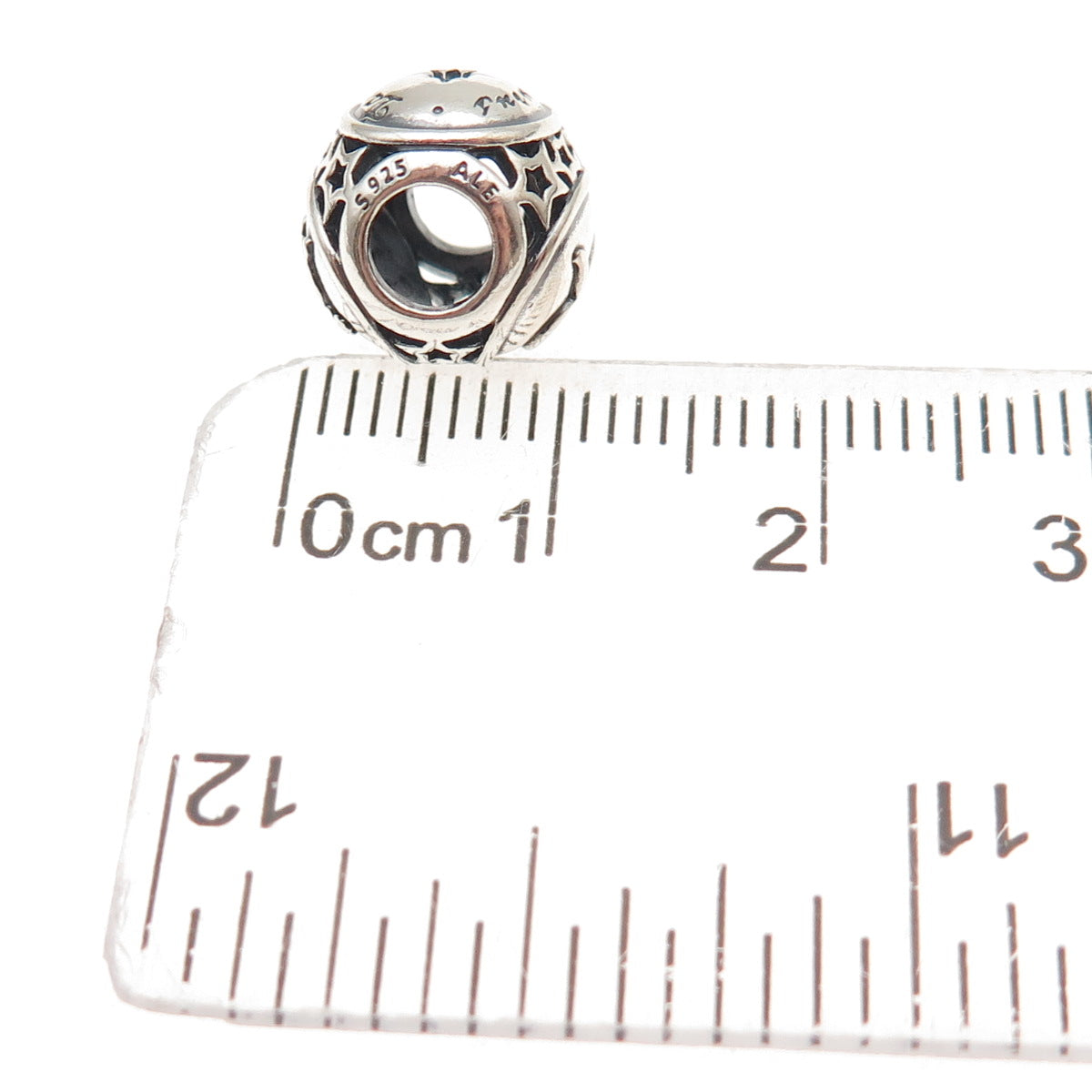 Pandora 925 Sterling Silver Taurus Zodiac Sign Slide Bead Charm