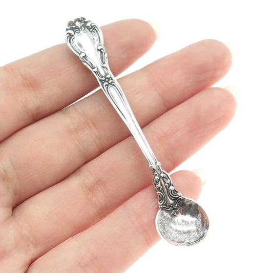 GORHAM 925 Sterling Silver Antique 1895 Chantilly Salt & Spices Spoon