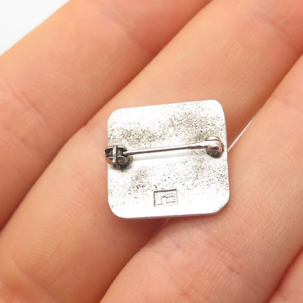 925 Sterling Silver Vintage Holy Ghost Small Pin Brooch