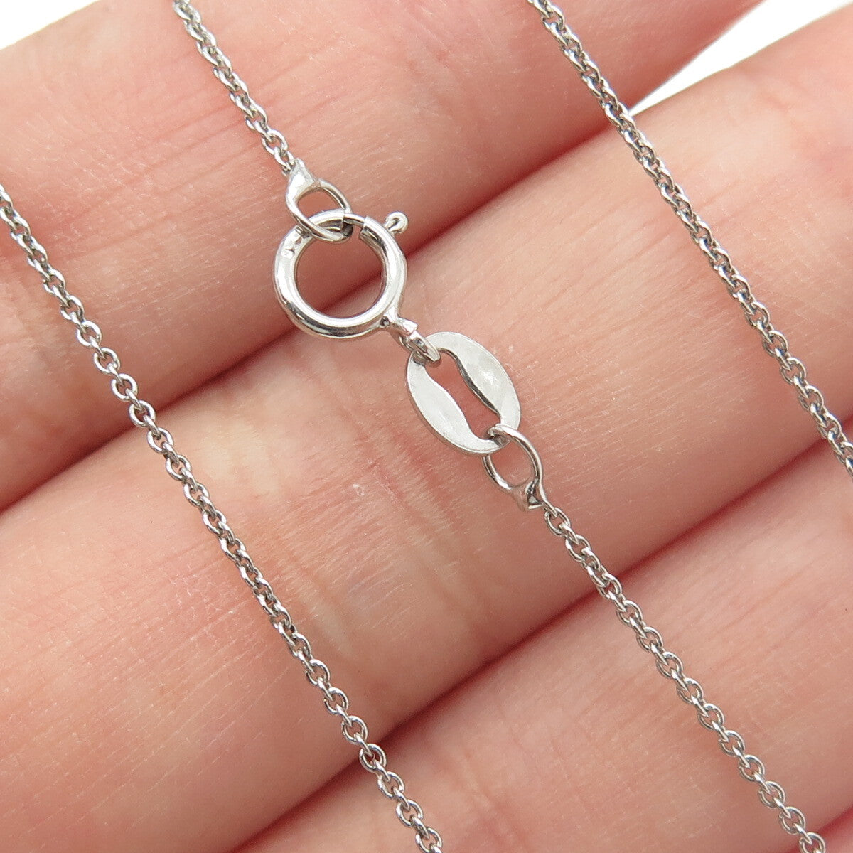 925 Sterling Silver Round-Cut C Z Heart Key Cable Chain Necklace 16"