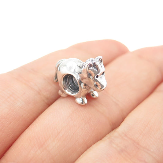 PANDORA 925 Sterling Silver Horse Slide Bead Charm