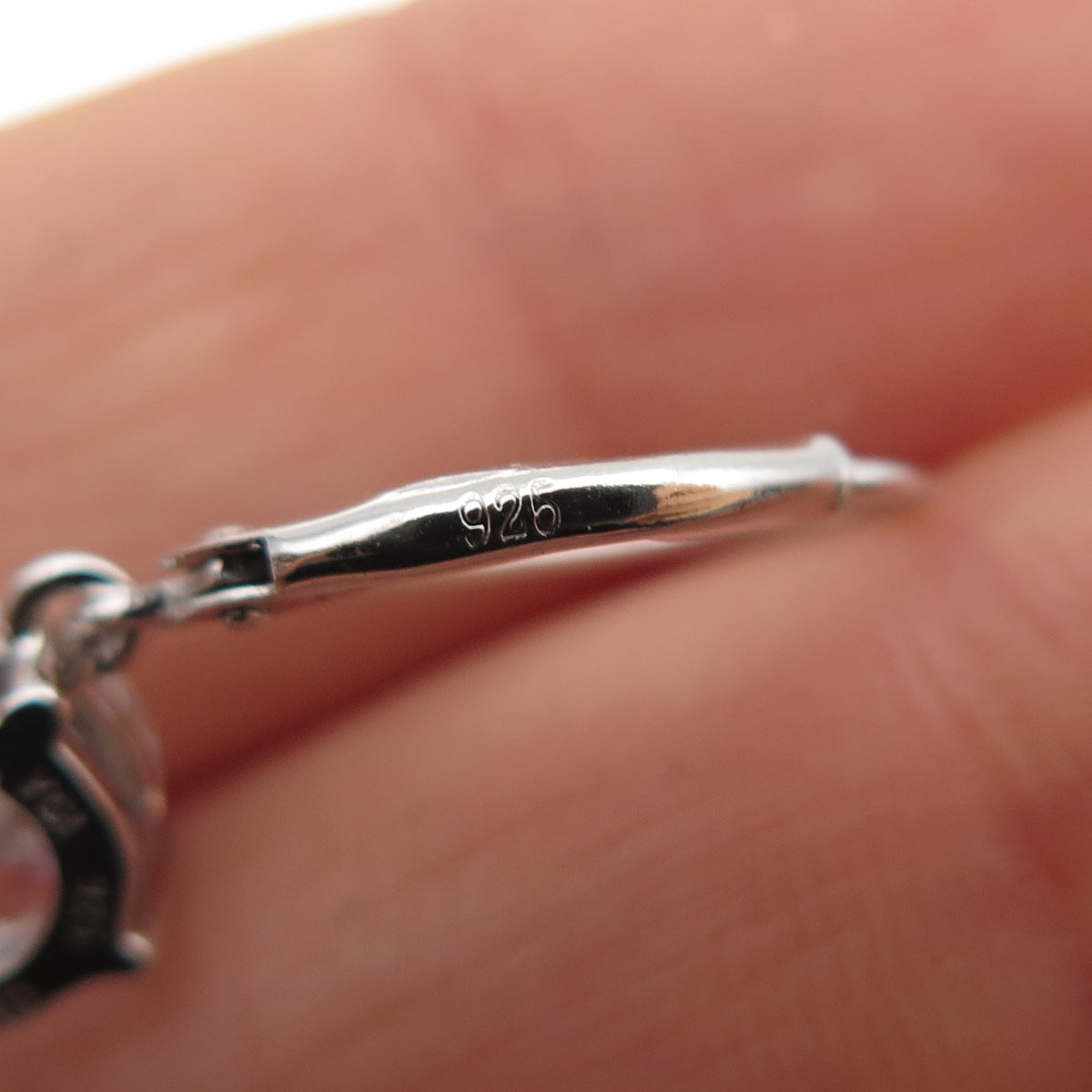 925 Sterling Silver Round-Cut C Z Dangle Earrings