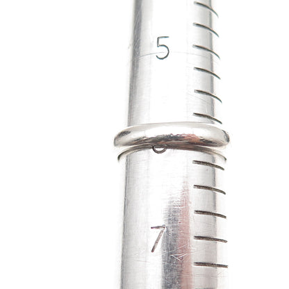 925 Sterling Silver Vintage Spanky Oxidized Band Ring Size 6