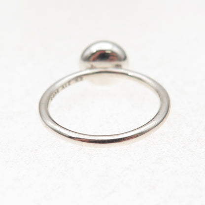 Pandora Sterling Silver Clear Crystal April Birthstone Droplet Ring Size 6.25