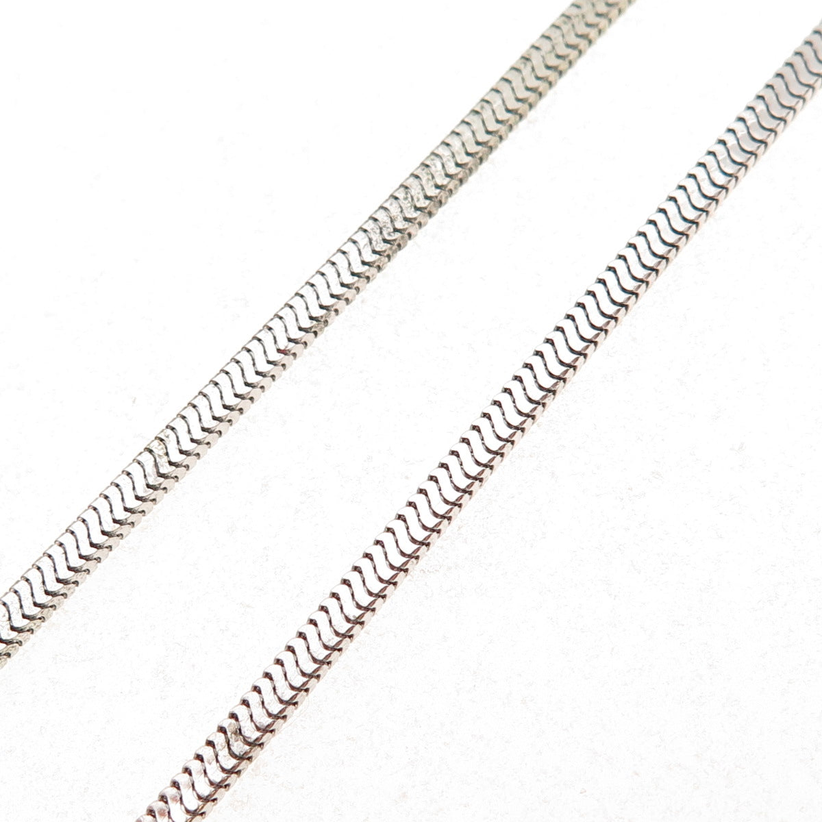 925 Sterling Silver Vintage Snake Chain Necklace 16"