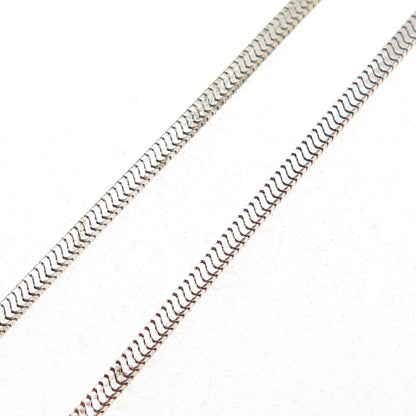 925 Sterling Silver Vintage Snake Chain Necklace 16"