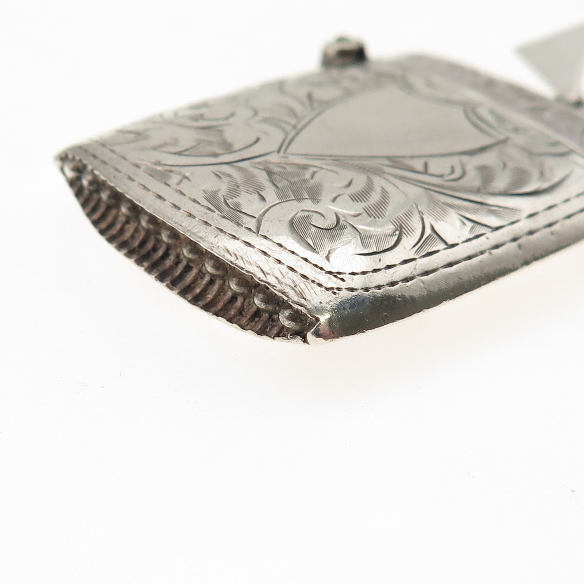 Rolason Brothers 925 Sterling Antique 1925 Birmingham Engraved Vesta Match Case