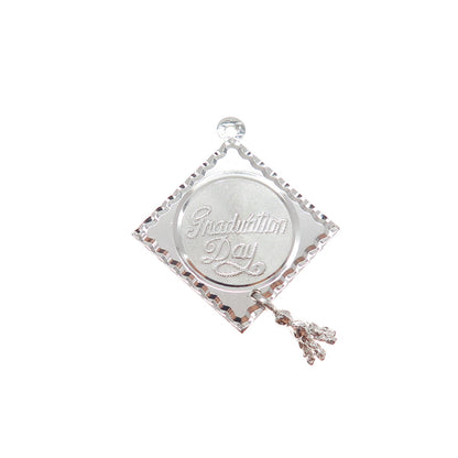 TOWN & COUNTRY 925 Sterling Silver Vintage Graduation Day Charm Pendant