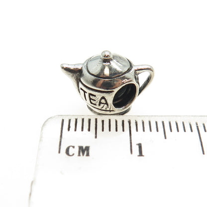 CHAMILIA 925 Sterling Silver Teapot Bead Charm