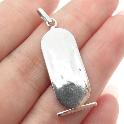 800 Silver Vintage Egypt Pharaoh Cartouche Pendant