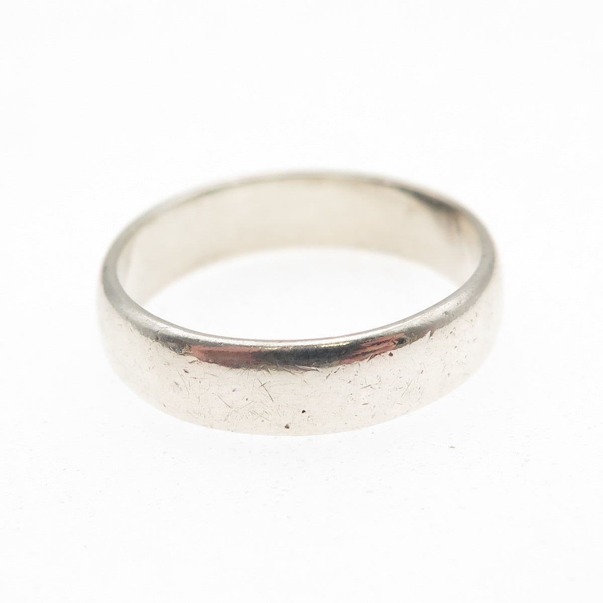 Bell Trading Post 925 Sterling Silver Vintage Classic Wedding Band Ring Size 6