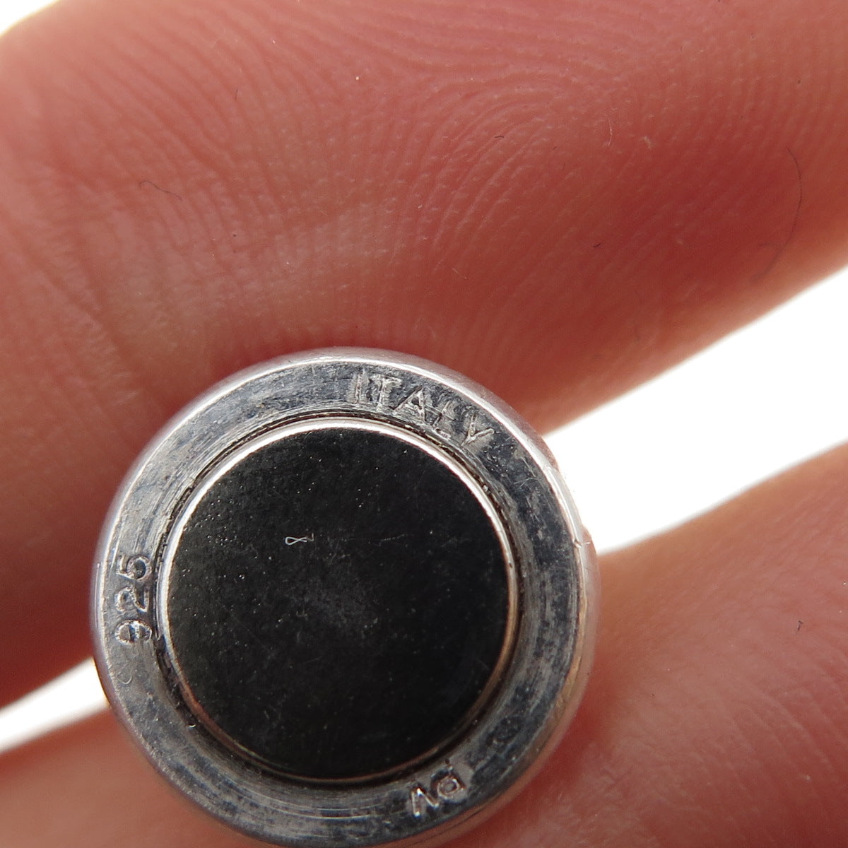 925 Sterling Silver Vintage Italy Bracelet / Necklace Magnetic Lock Clasp