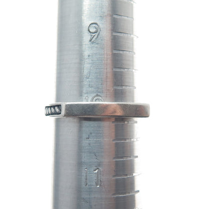 AVA YETTER 925 Sterling Vintage Southwestern Turquoise Stackable Ring Size 10.25