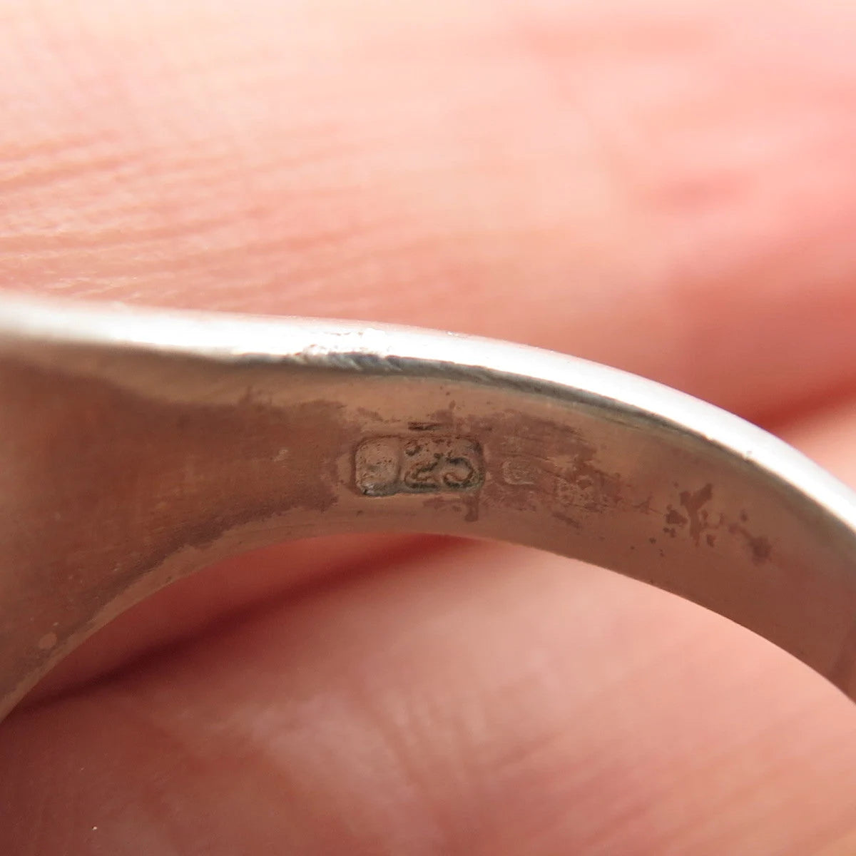 925 Sterling Silver Vintage Cactus Ring Size 5.75