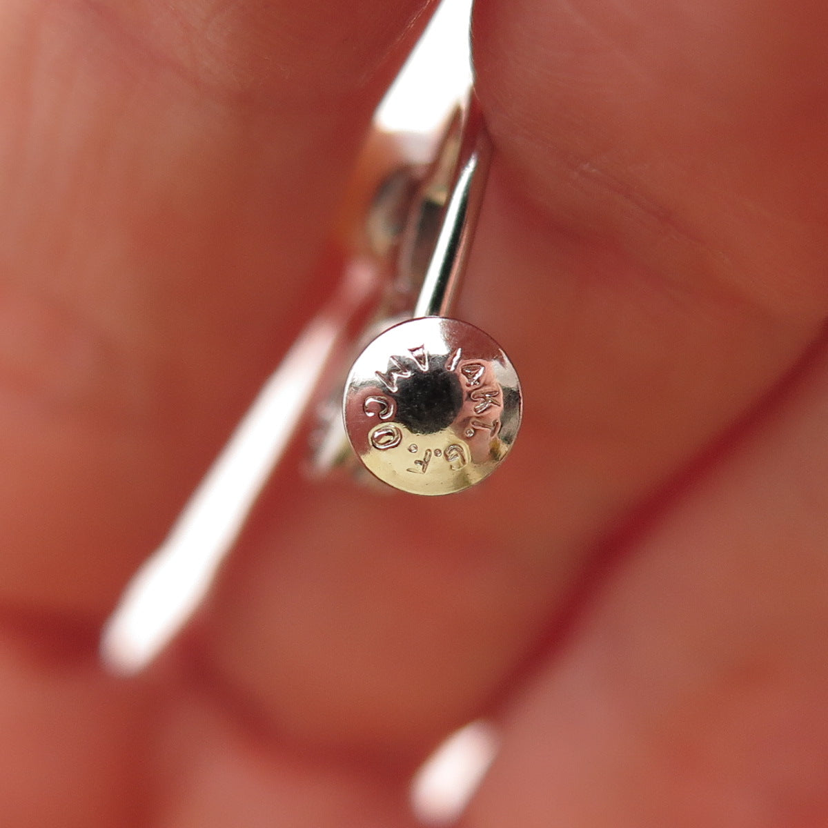 Amco Sterling 14K Gold Filled Antique Art Deco Real Pearl Screw Back Earrings