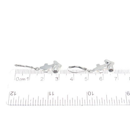 ROBERT LEE MORRIS 925 Sterling Silver Vintage Anchor Dangle Earrings