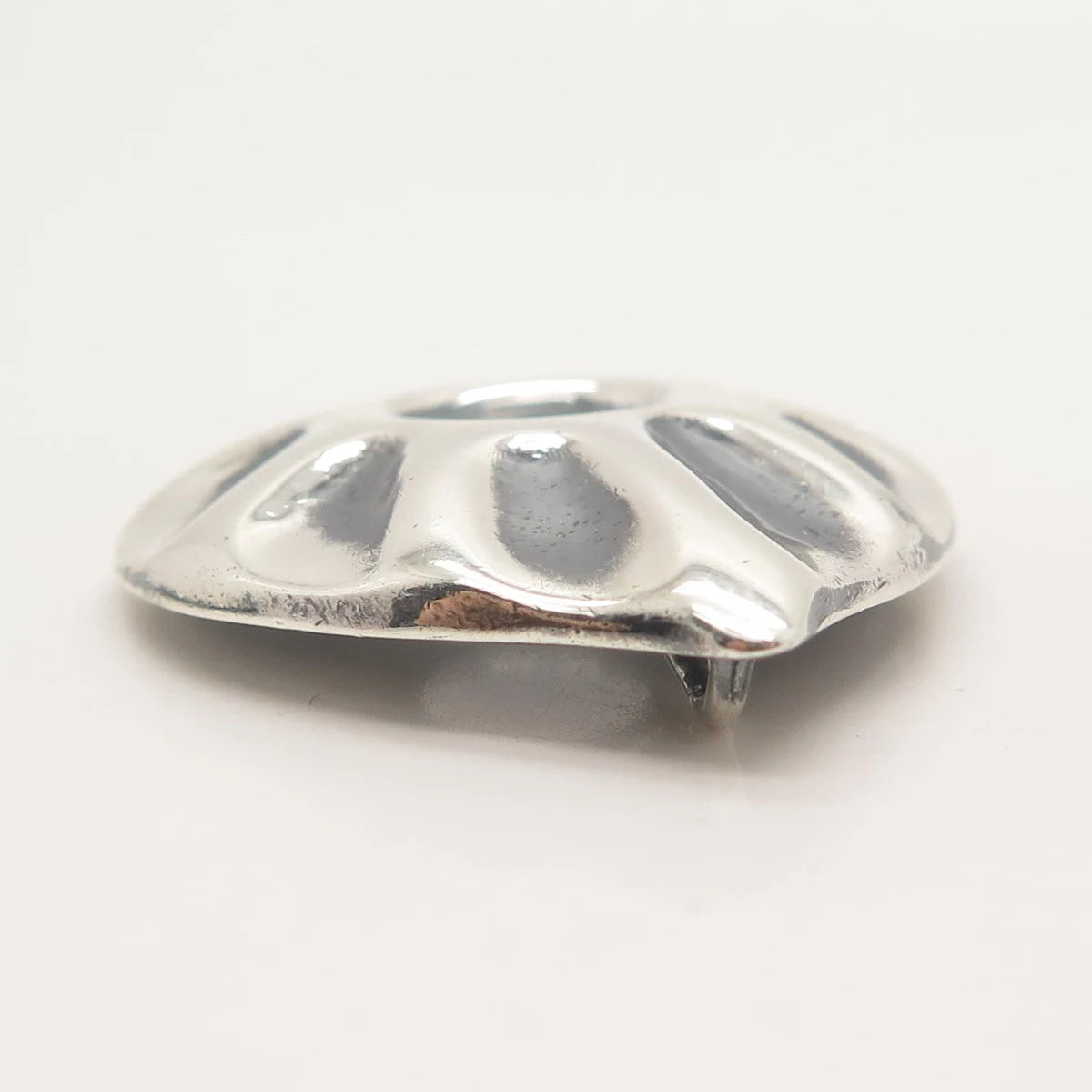 925 Sterling Silver Vintage Modernist Slide Pendant