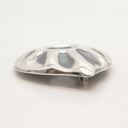 925 Sterling Silver Vintage Modernist Slide Pendant