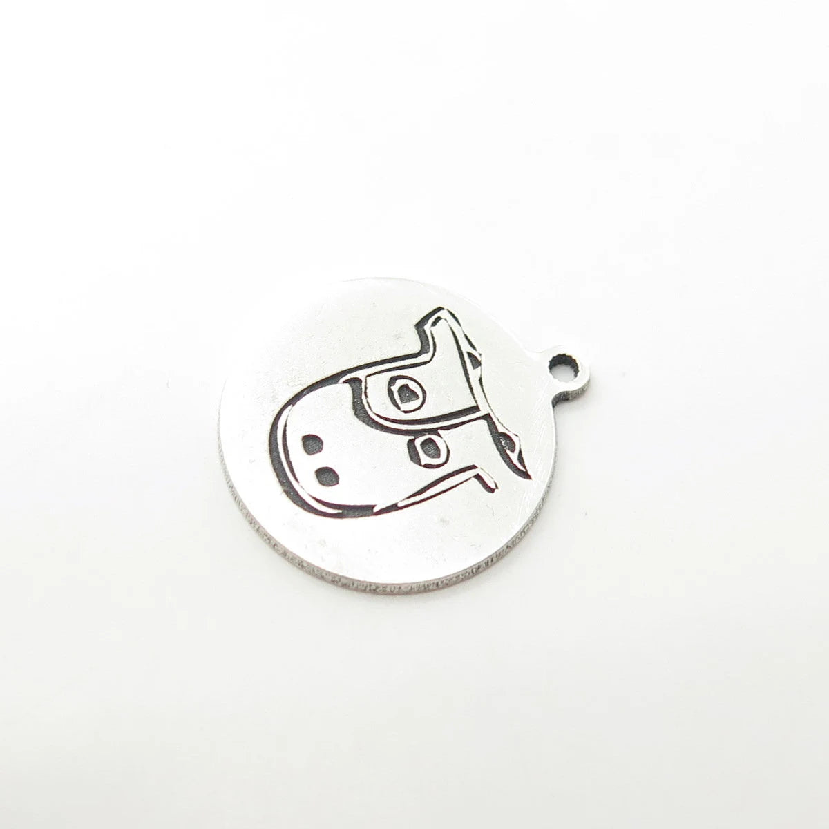 925 Sterling Silver USA Two In Town Cow Charm Pendant