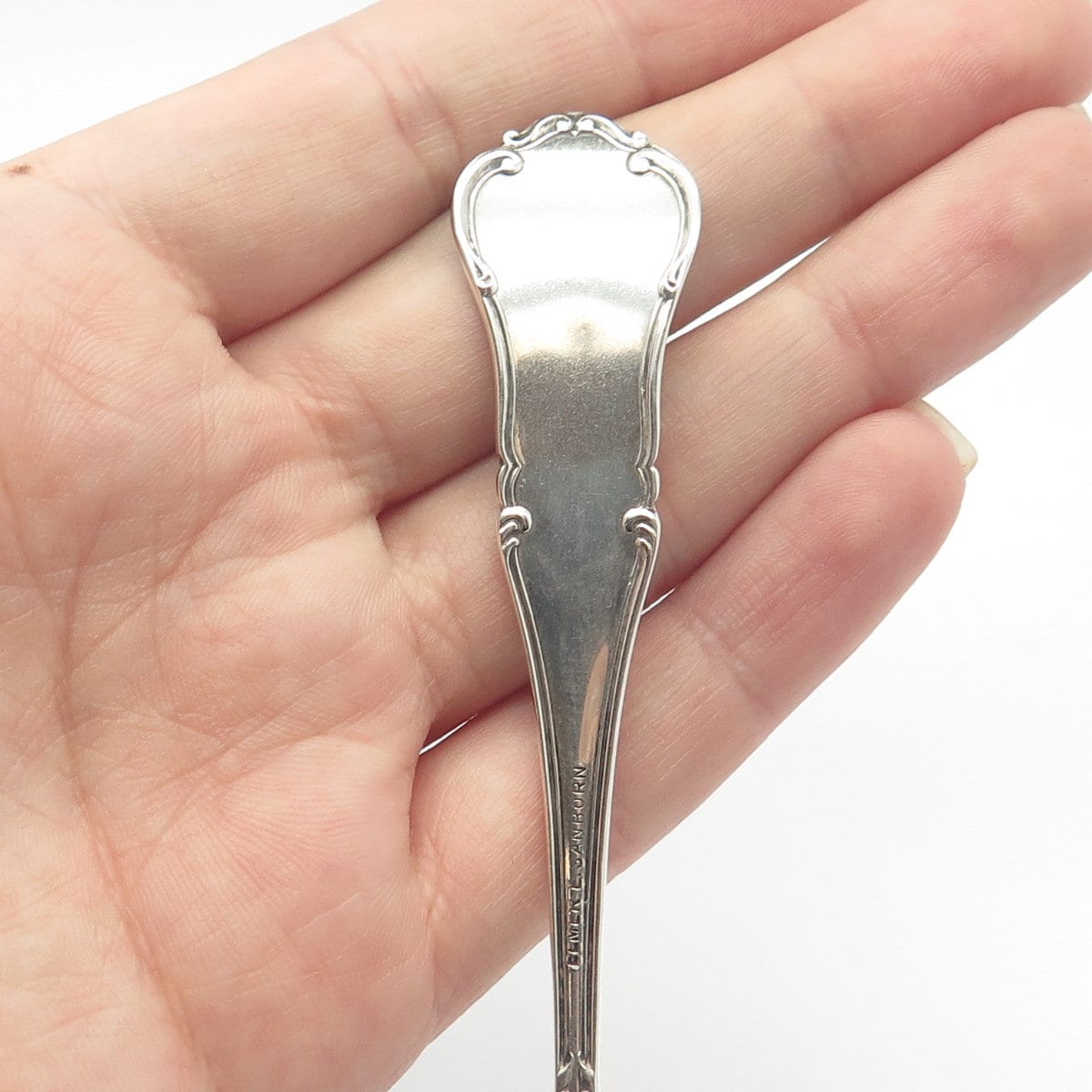 925 Sterling Silver Antique Gorham Elmer E. Sanborn Claremont Demitasse Spoon