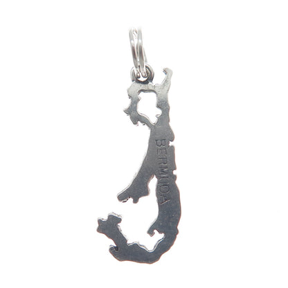 PAYTON PEPPER & SONS LTD Sterling Silver Vintage 1959 Birmingham Bermuda Pendant