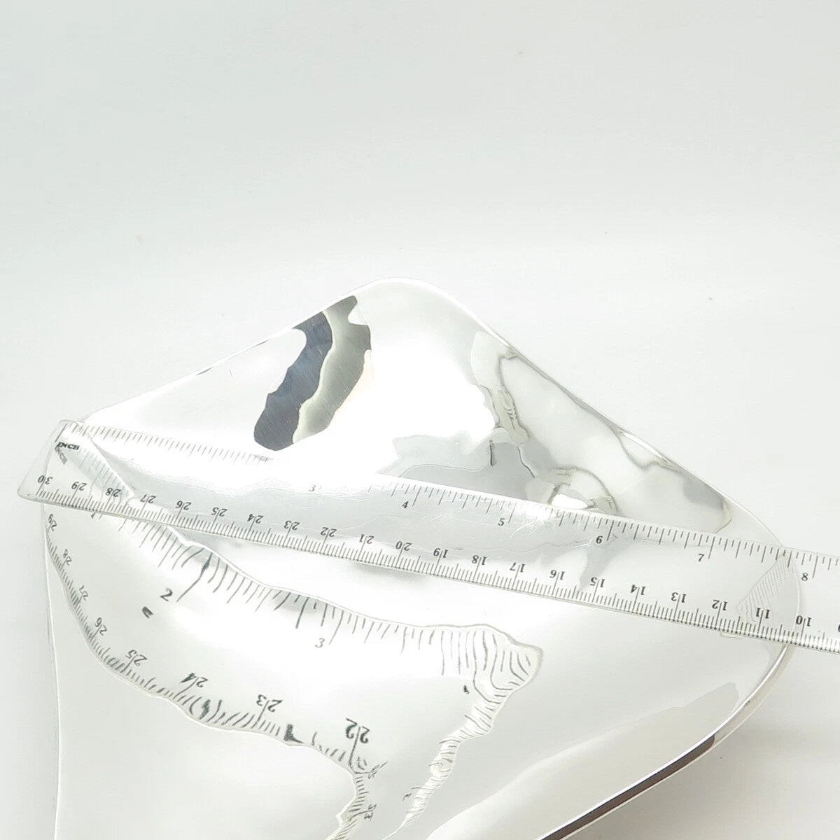 925 Sterling Silver Antique Art Deco Mexico Footed Dish