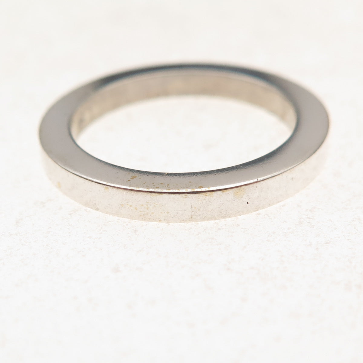 925 Sterling Silver Vintage Stackable Wedding Band Ring Size 6