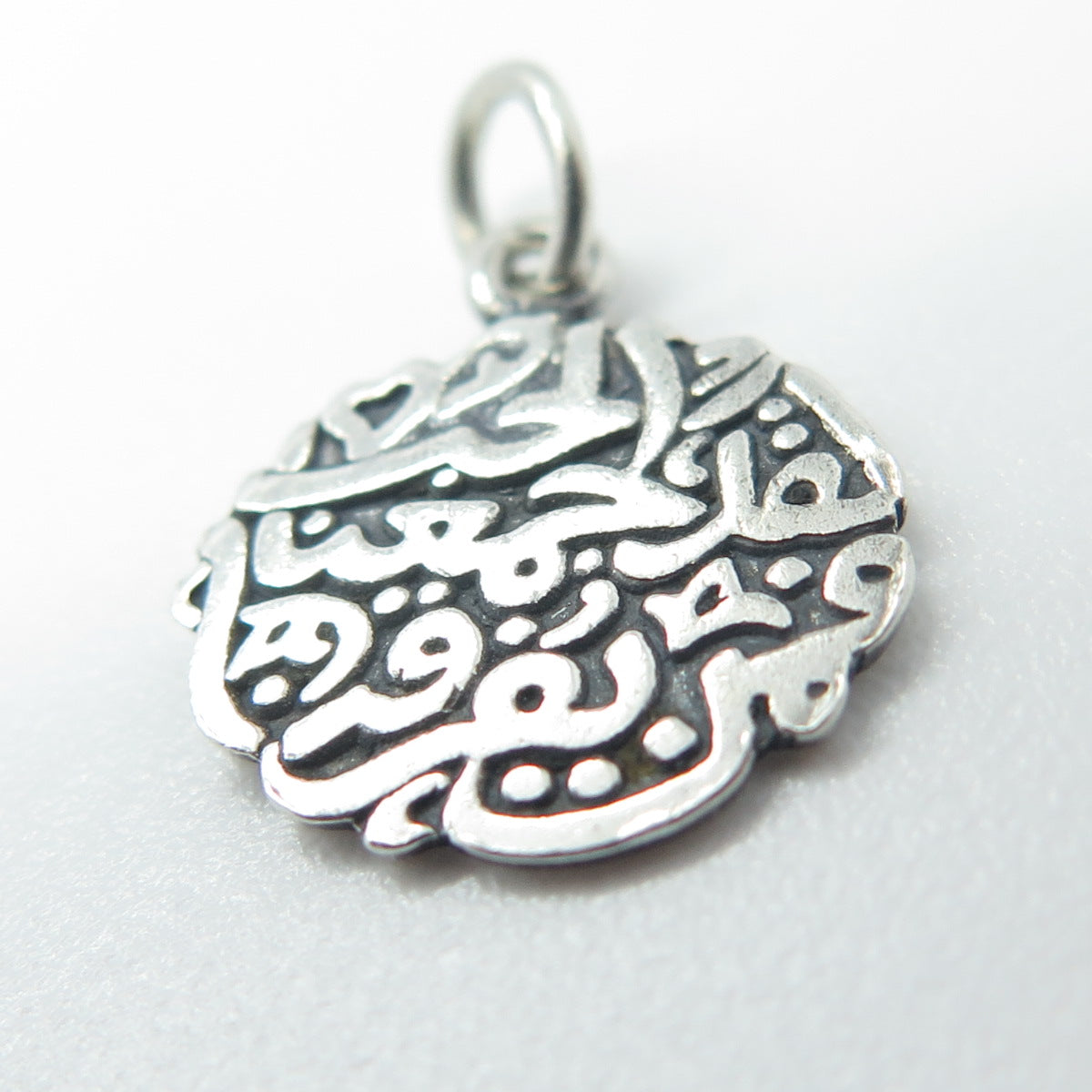 800 Silver Vintage Ornate Charm Pendant