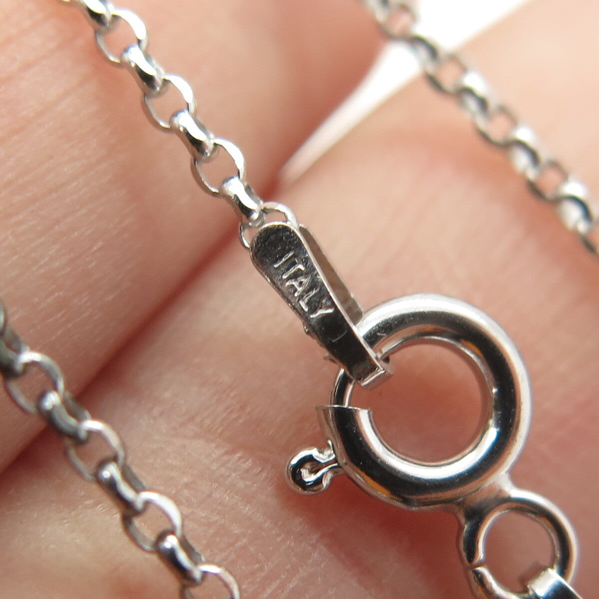 925 Sterling Silver Round & Baguette-Cut C Z Heart Cable Chain Necklace 16"