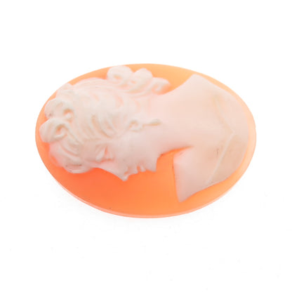 Antique Victorian Real Carved Mother-of-Pearl Lady Cameo